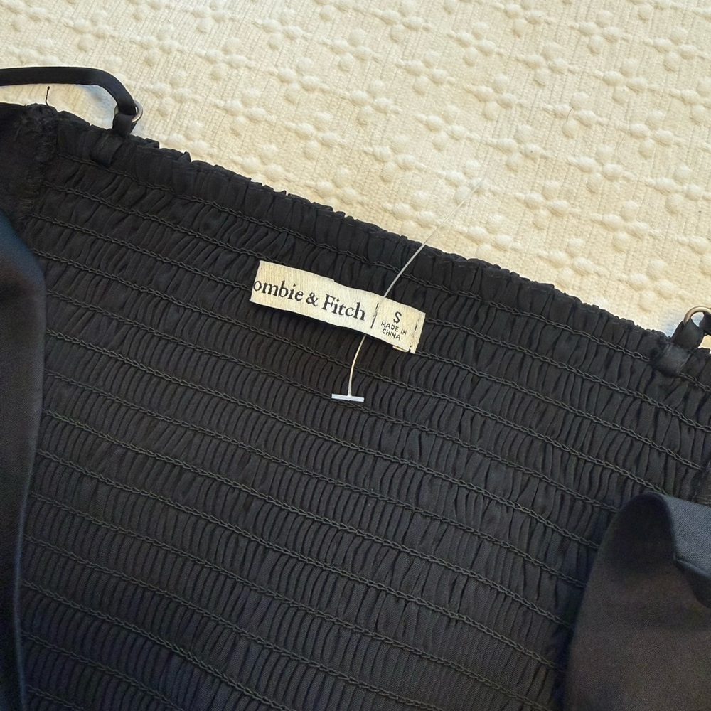 Abercrombie & Fitch Satin Crop Top - Picture 5 of 7